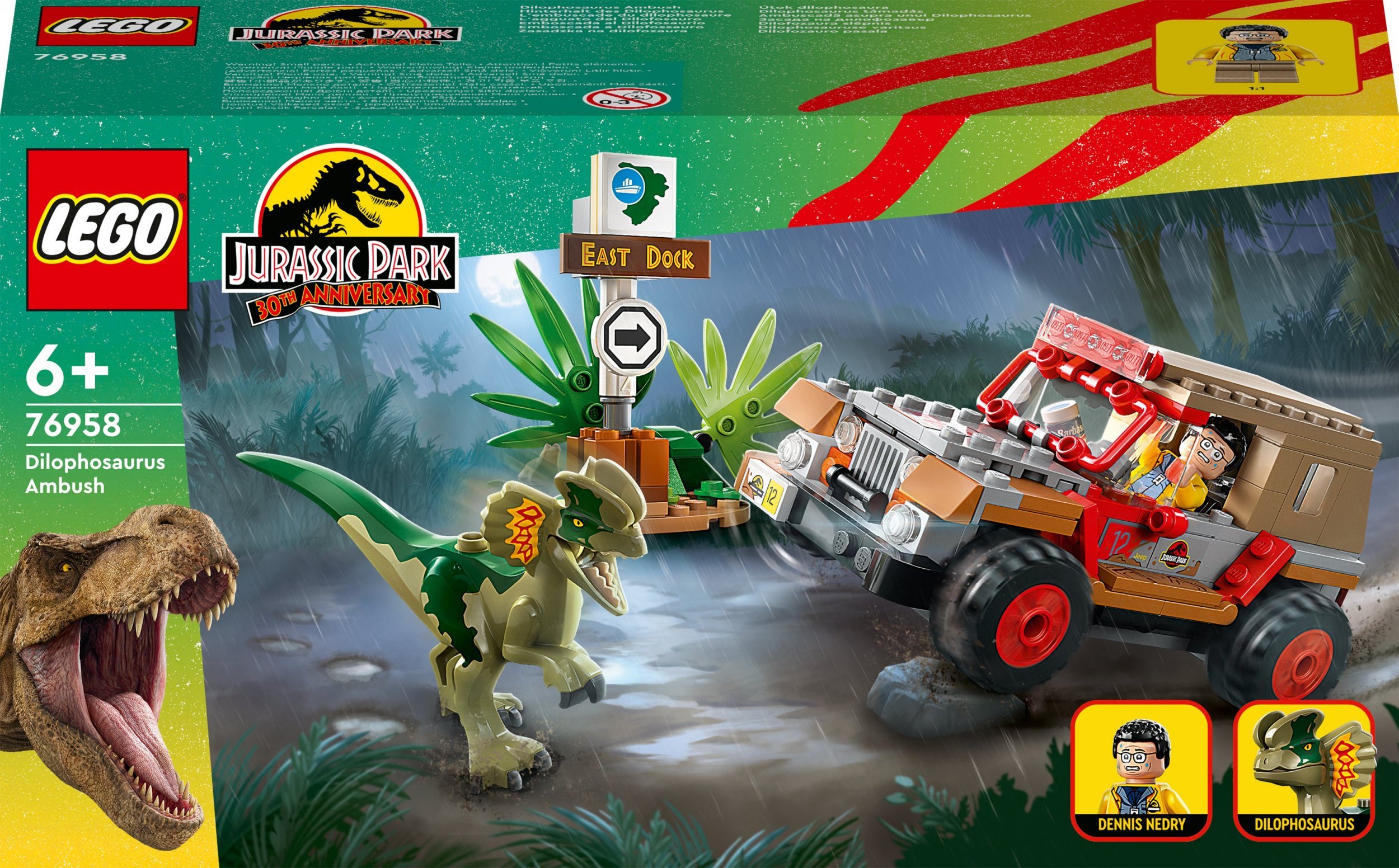 LEGO LEGO Jurassic 76958 Dilophosaurus Ambush