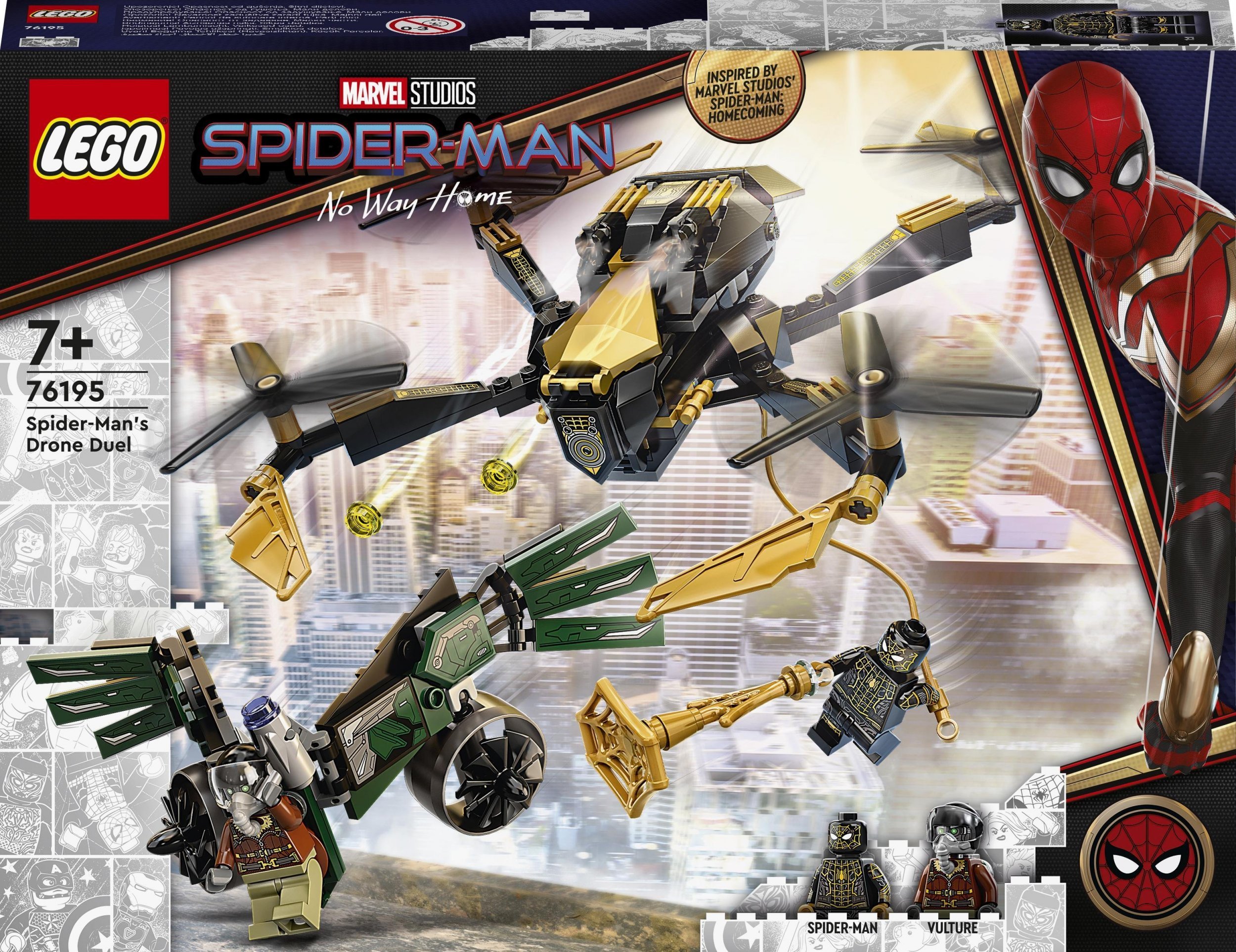 LEGO Marvel Spider-Man Bojowy dron Spider-Mana (76195)