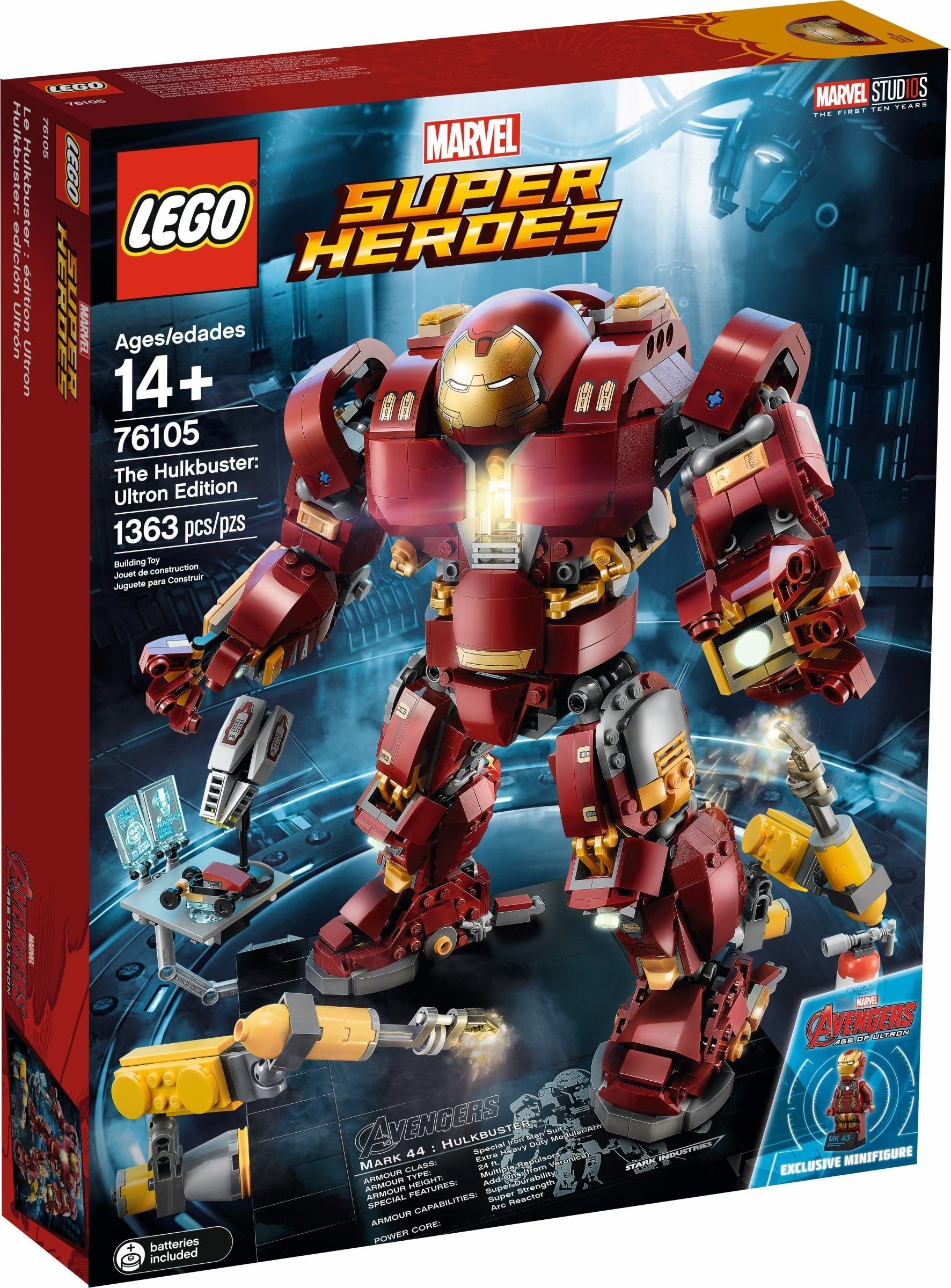 LEGO Marvel Super Heroes Hulkbuster: versiunea Ultron (76105)