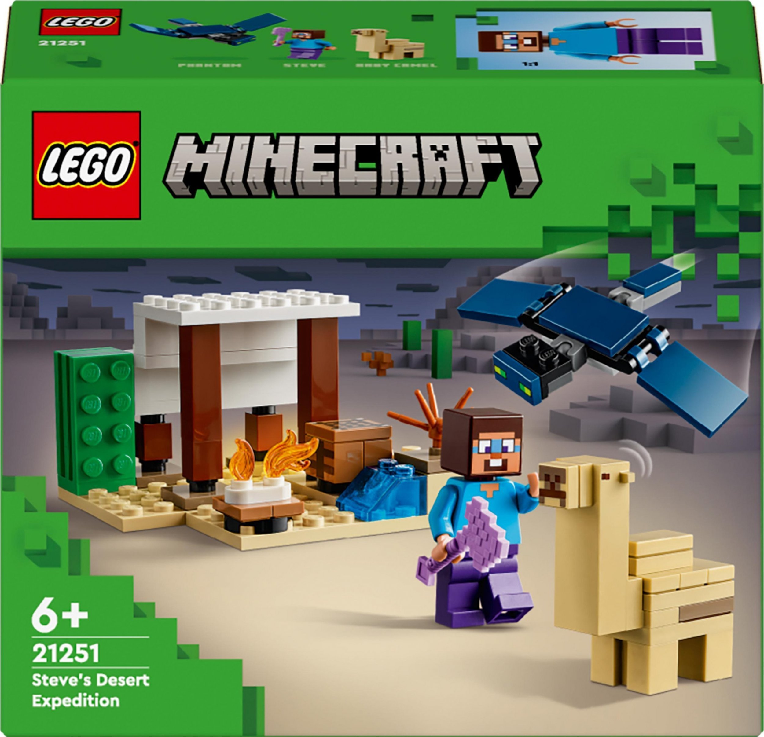 LEGO Minecraft Pustynna wyprawa Steve’a (21251)