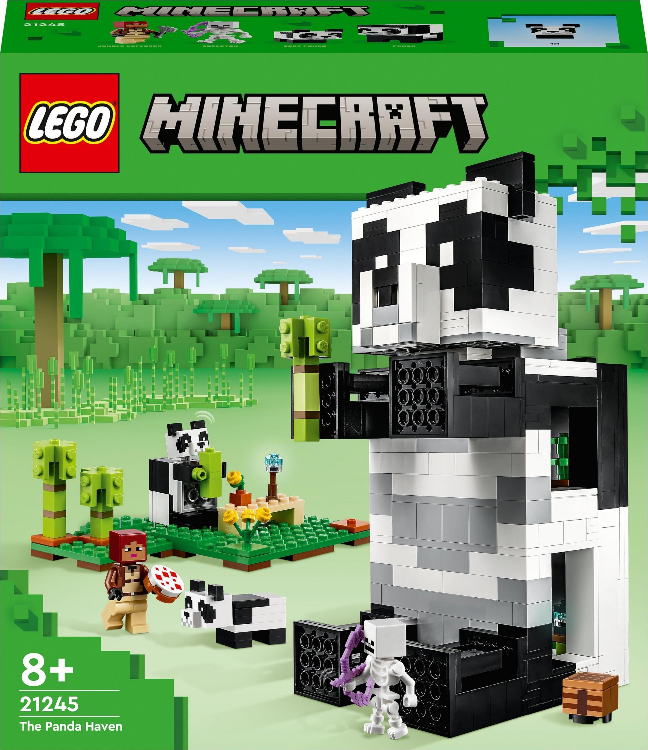 LEGO Minecraft Sanctuarul panda (21245)
