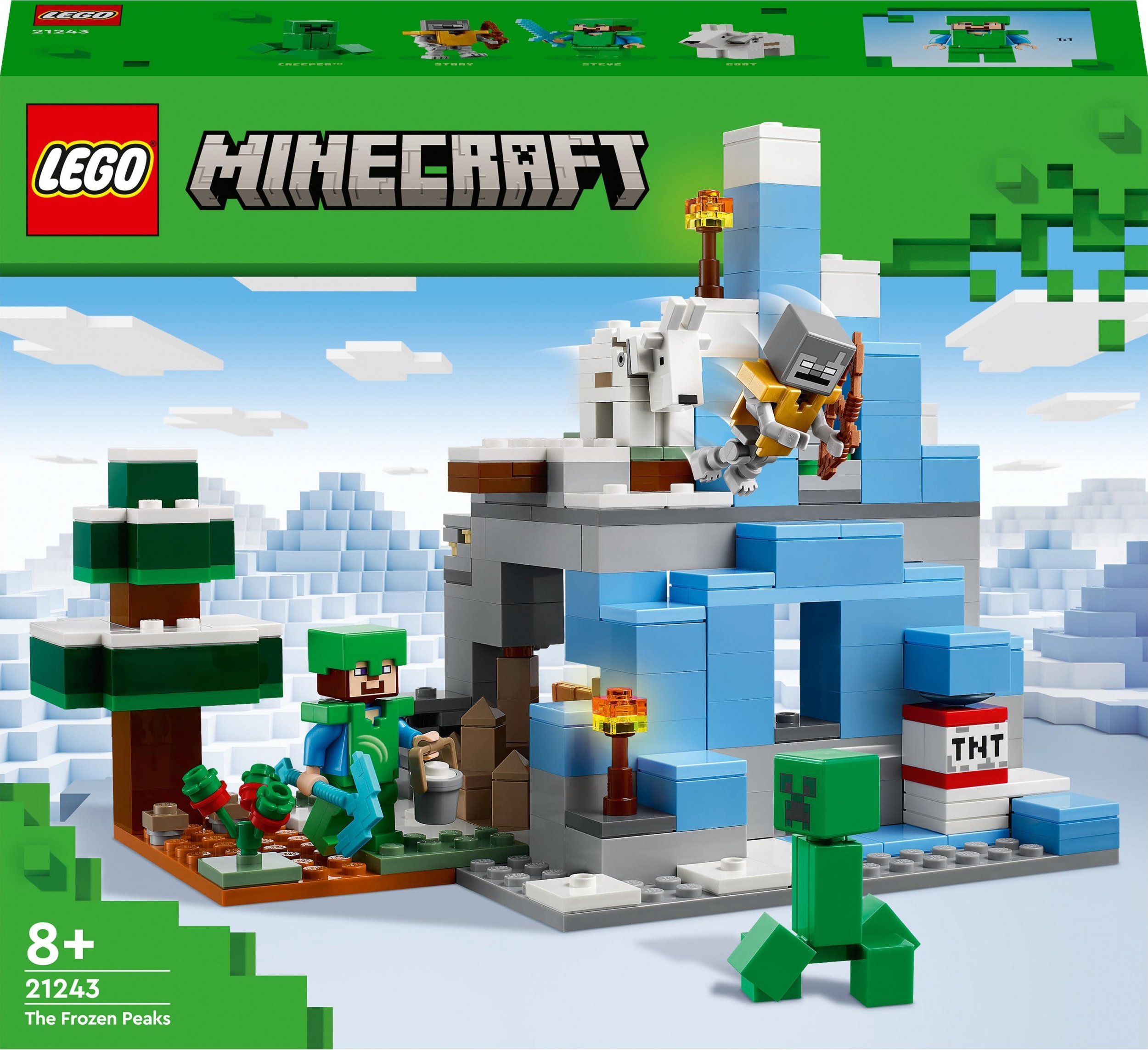 LEGO Minecraft Vârfuri înzăpezite (21243)