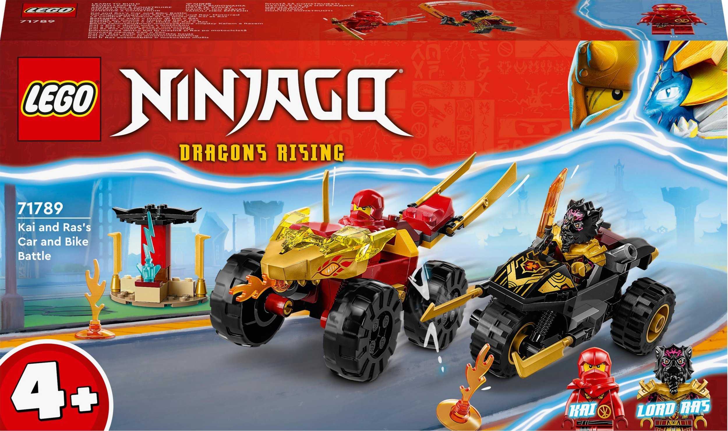 LEGO Ninjago Kai împotriva bătăliei mașini-biciclete de curse (71789)