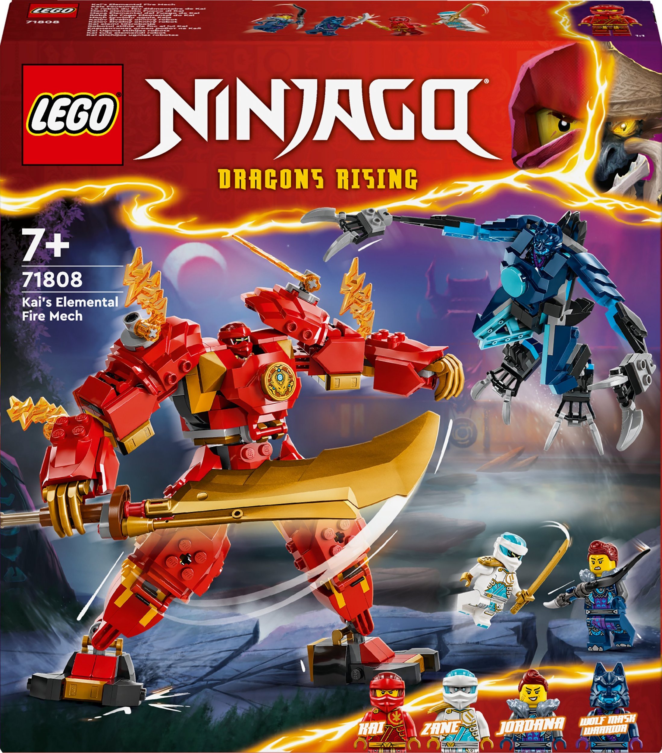 LEGO Ninjago Mech żywiołu ognia Kaia (71808)