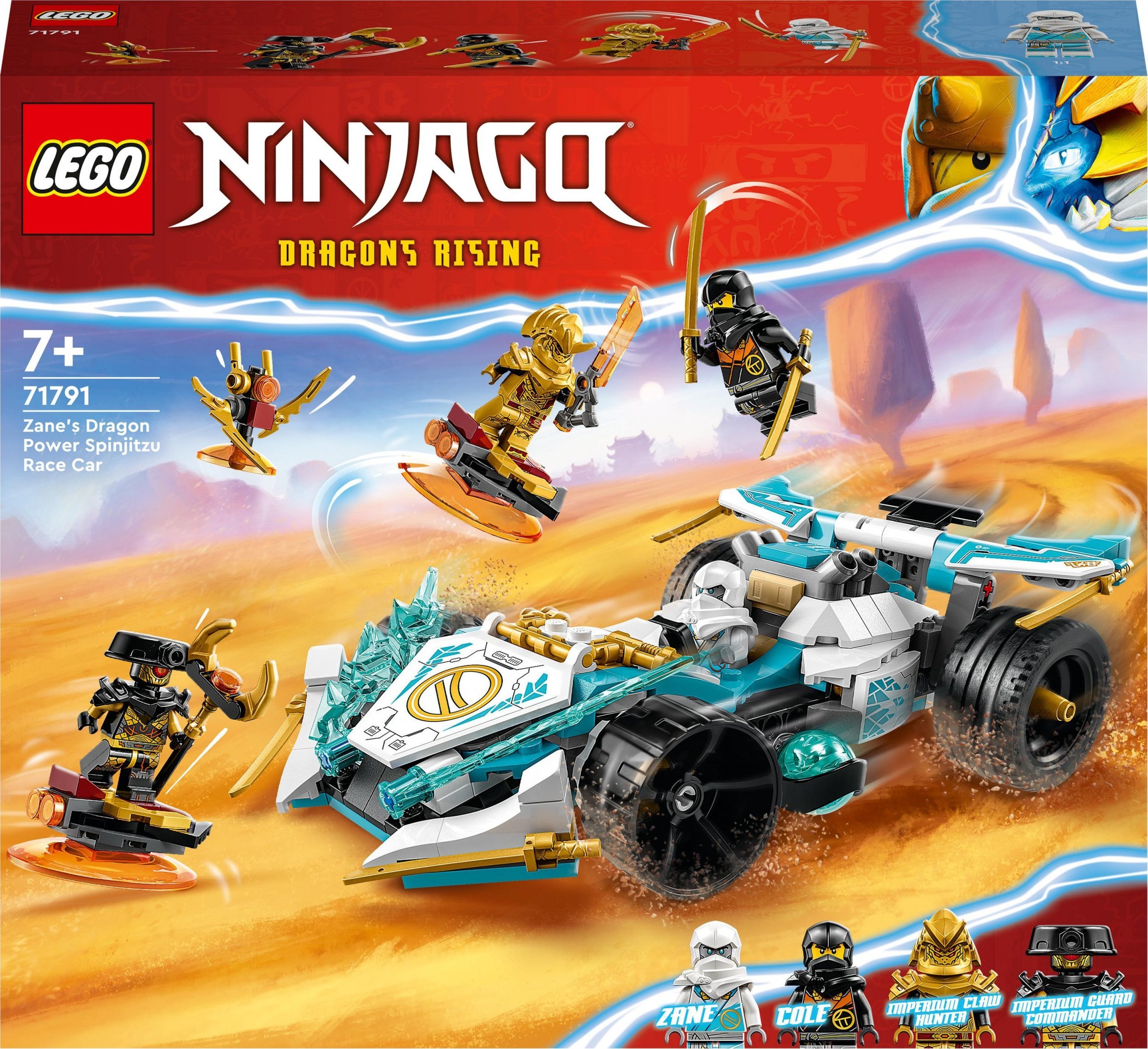 LEGO Ninjago Puterea dragonului lui Zane Racer Spinjitzu (71791)