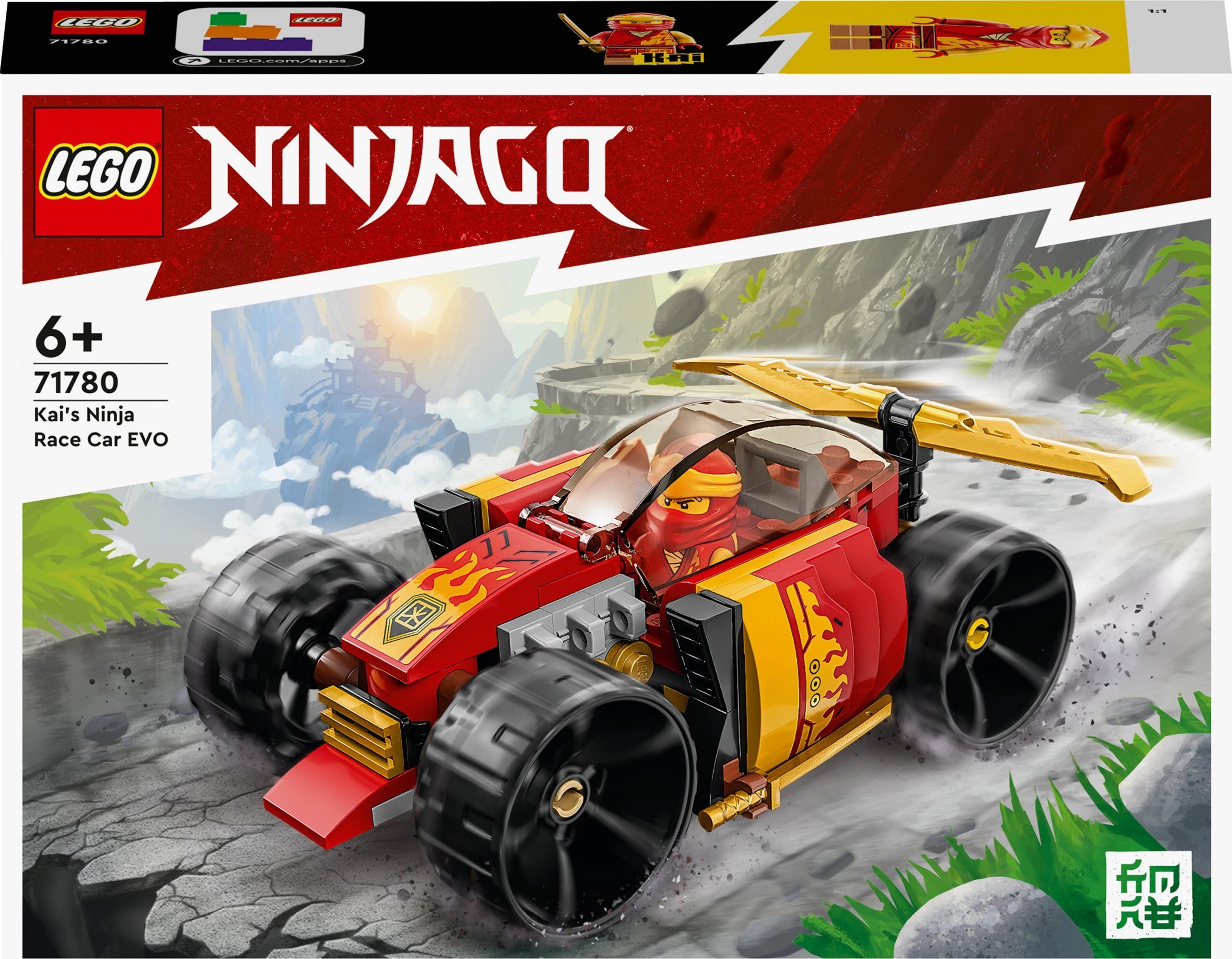 Mașina de curse EVO Ninja a lui LEGO Ninjago Kai (71780)