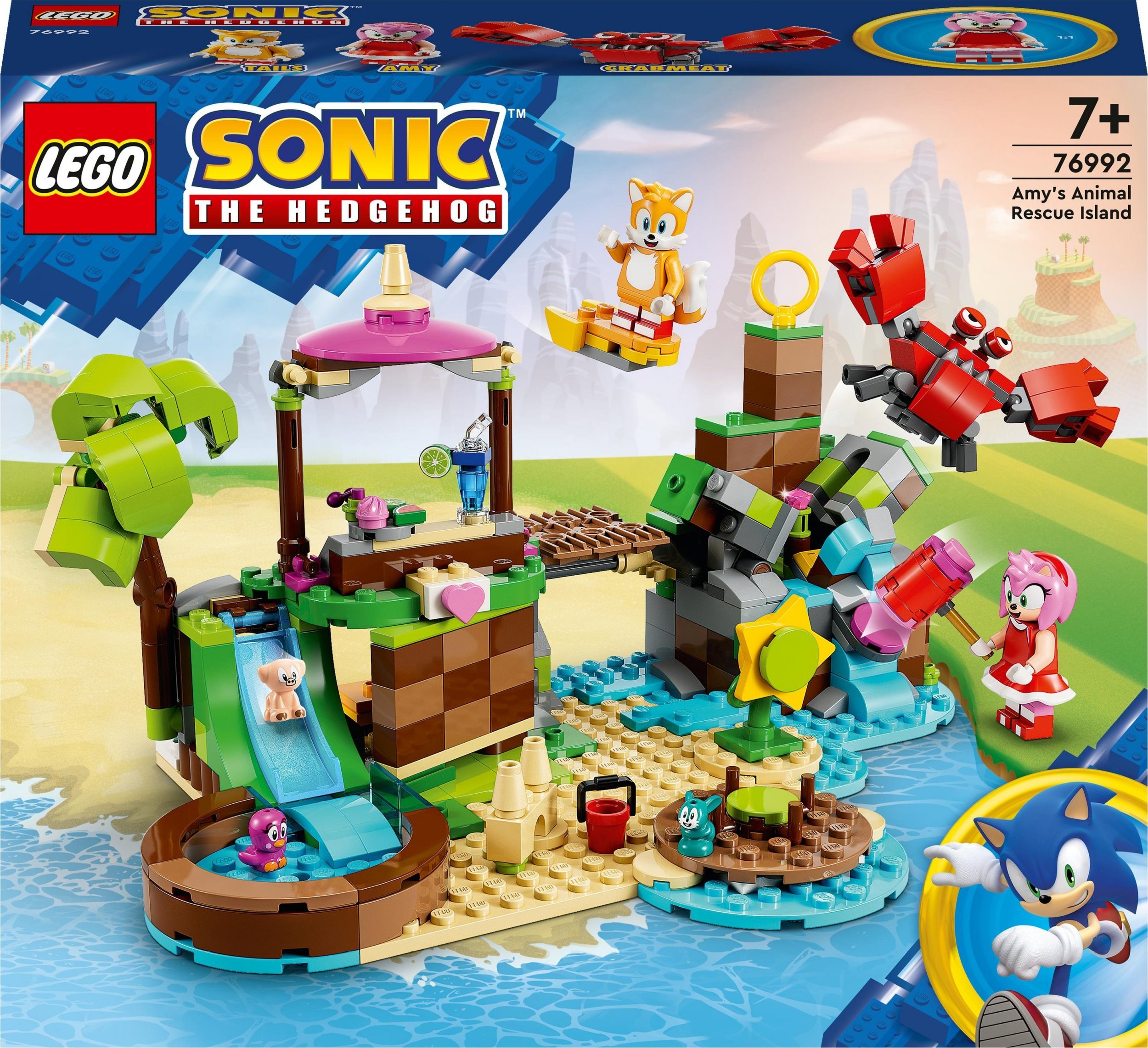 LEGO Sonic the Hedgehog Sonic Wyspa dla zwierząt Amy (76992)