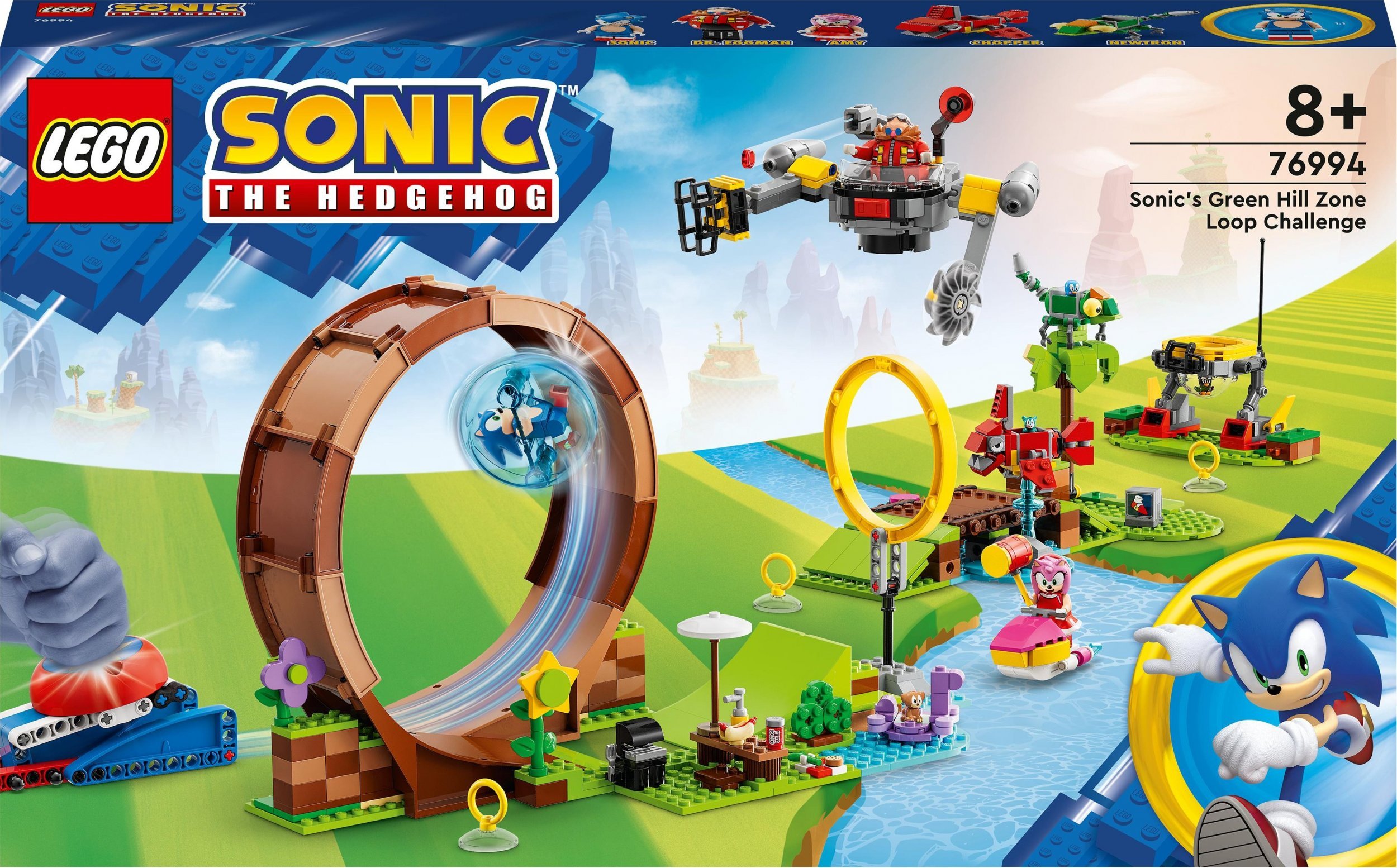 LEGO Sonic the Hedgehog Sonic — wyzwanie z pętlą w Green Hill (76994)