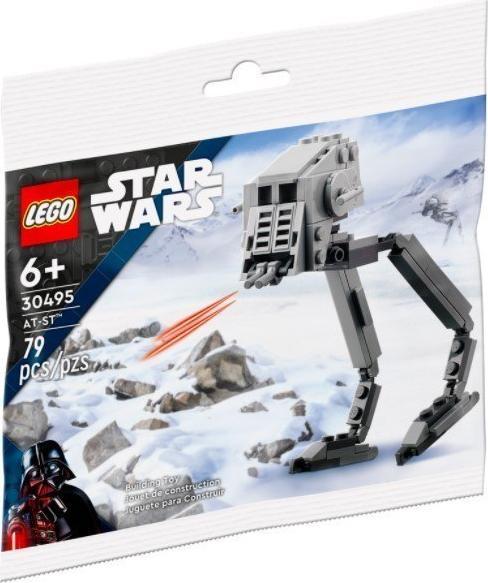 LEGO Star Wars AT-ST (30495) este un set de jucării care face parte din seria LEGO Star Wars. Acest set reprezintă unul dintre cele mai iconice vehicule din universul Star Wars, AT-ST (All Terrain Scout Transport). AT-ST-ul este un vehicul de luptă b