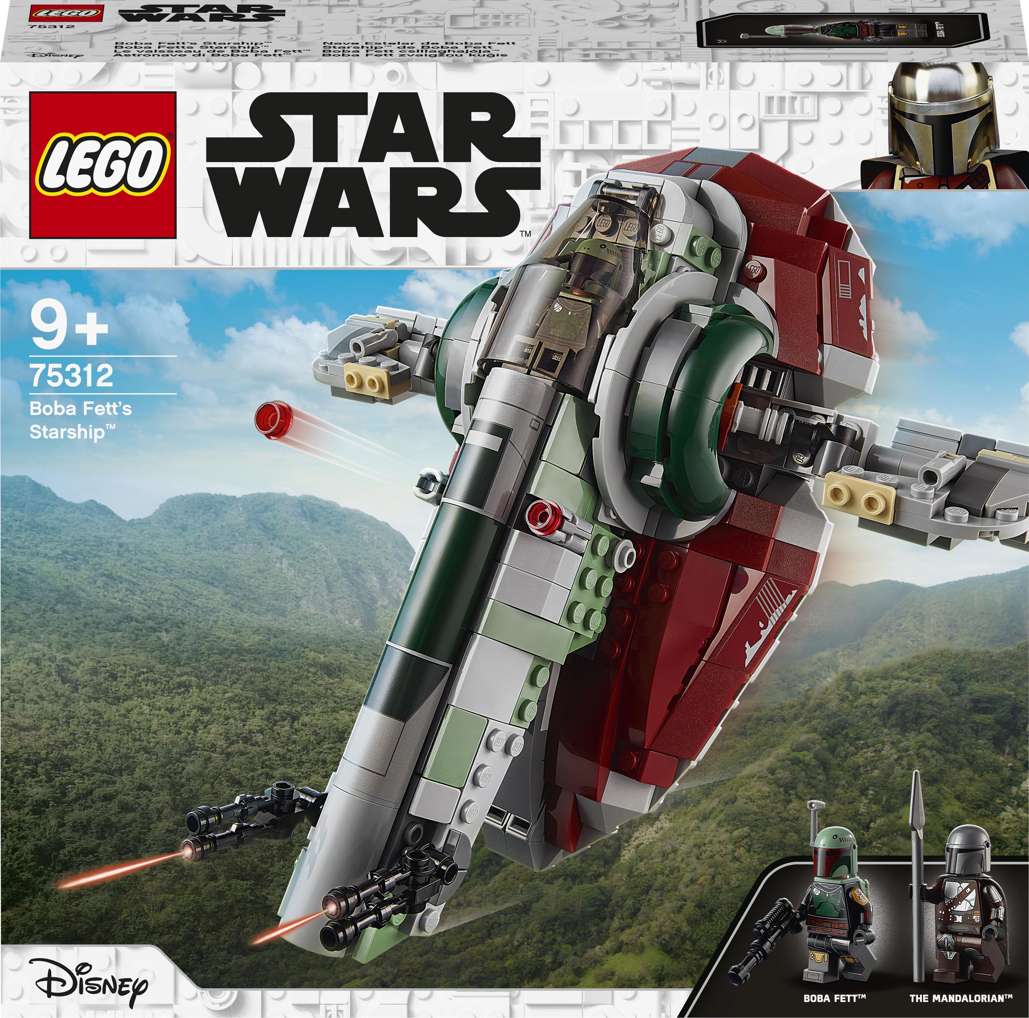 LEGO Star Wars - Boba Fett’s Starship 75312, 593 piese