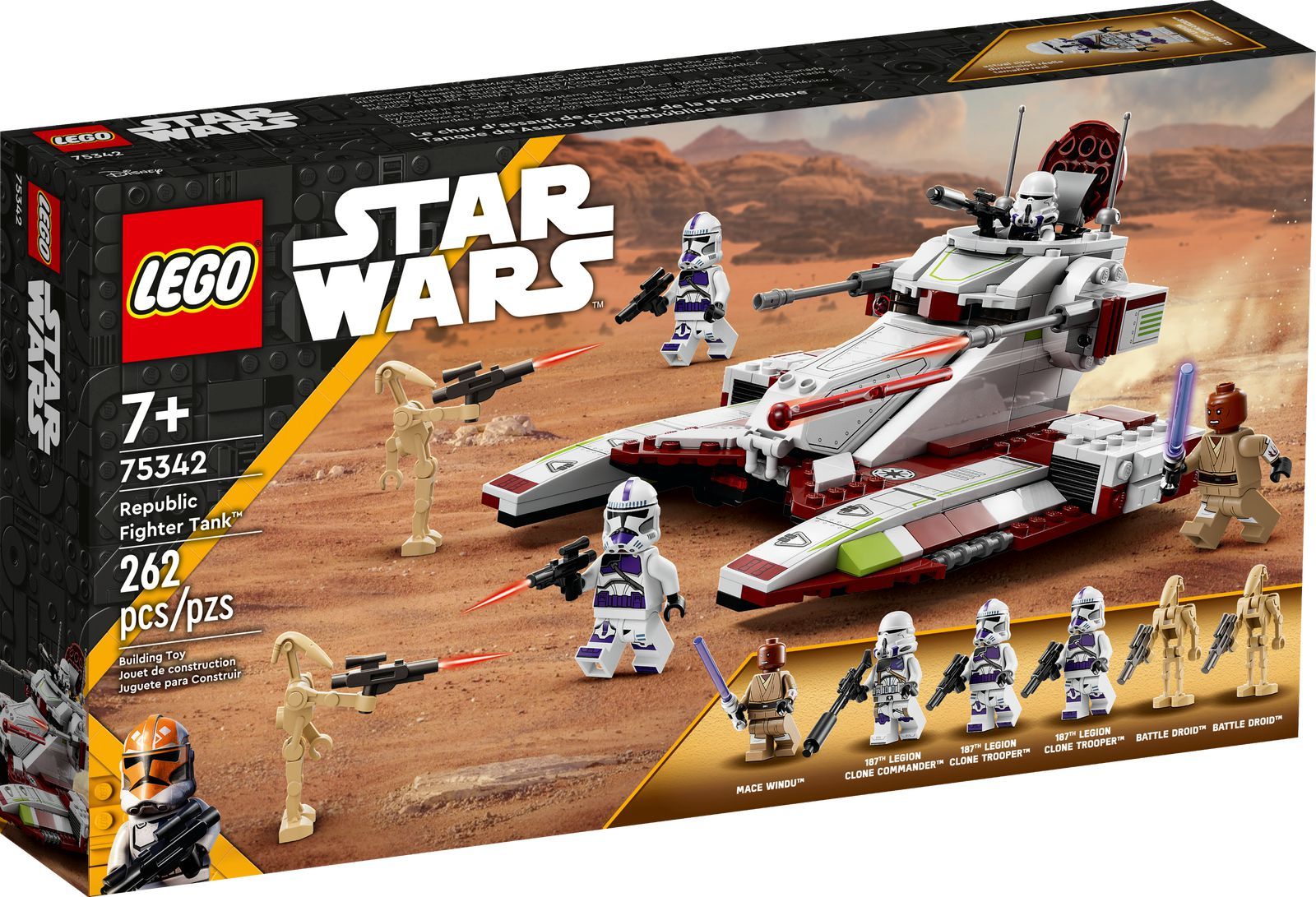 LEGO® Star Wars™ - Republic Fighter Tank™ 75342, 262 piese