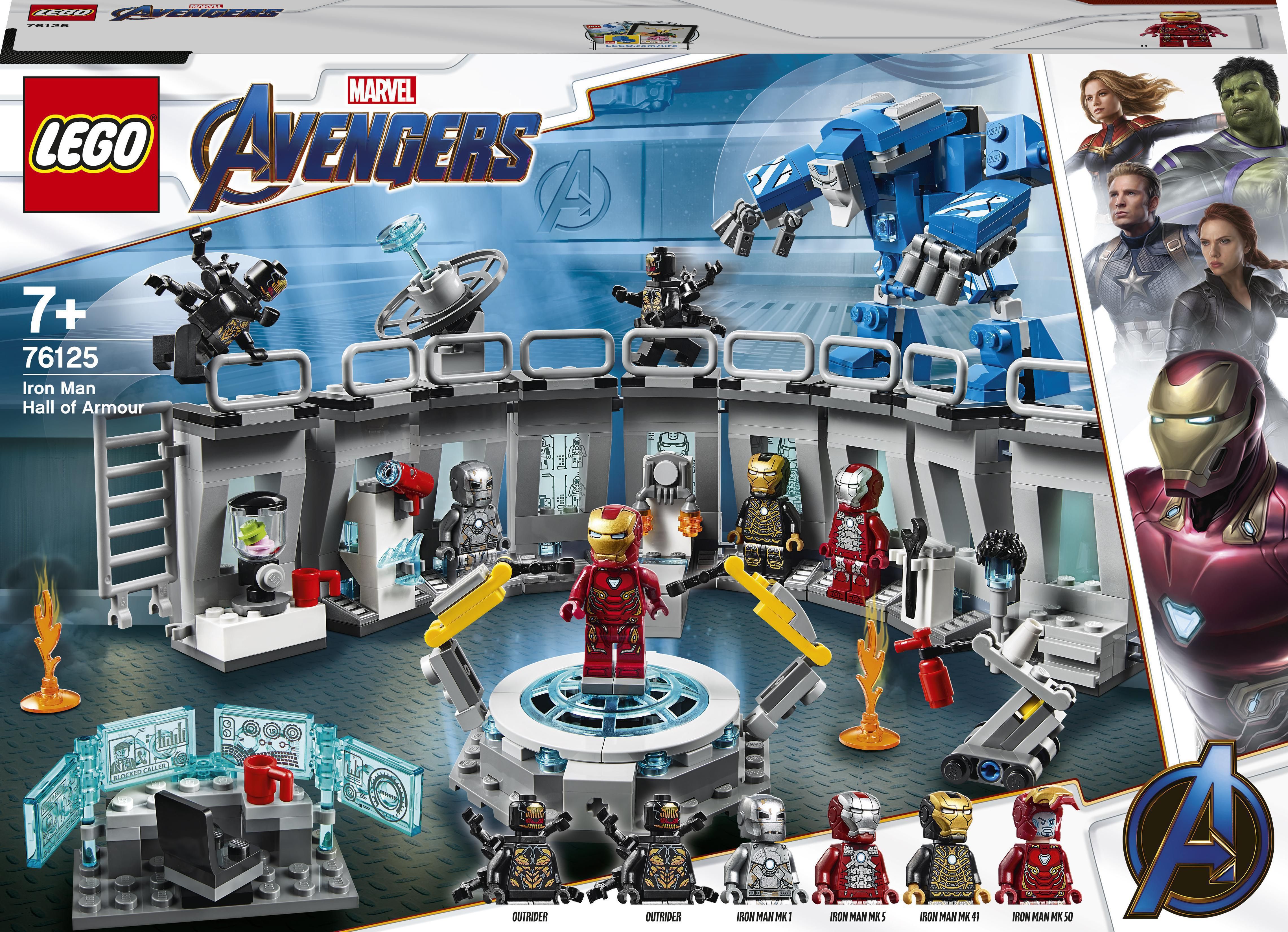 LEGO Super Heroes - Iron Man Sala Armurilor 76125, 524 piese