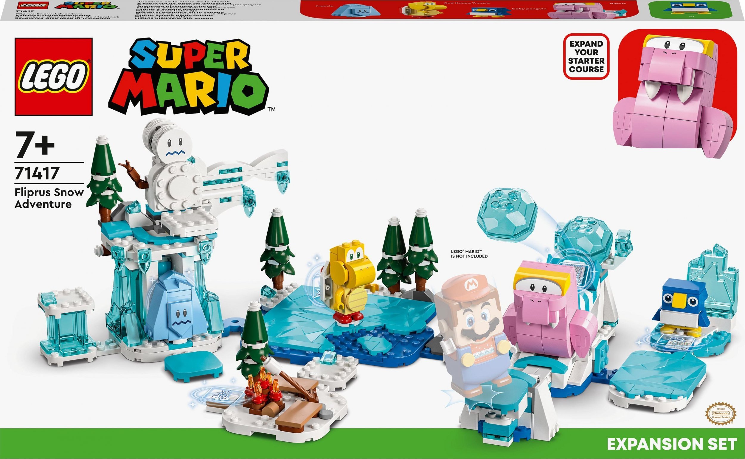 Set de expansiune LEGO Super Mario Fliprus Aventura în zăpadă (71417)