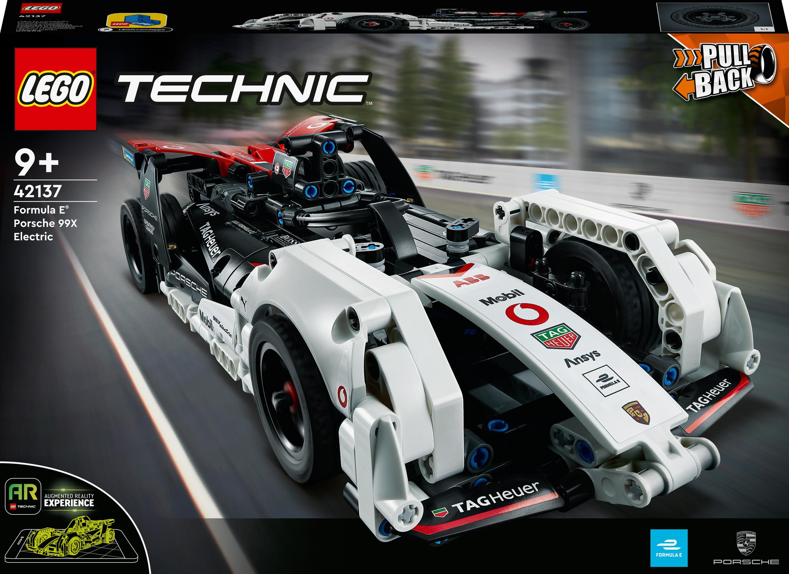 LEGO® Technic - Formula E® Porsche 99X Electric 42137, 422 piese