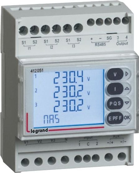 Rețea Parametru analizatori EMDX3 TH35 485 (412051)