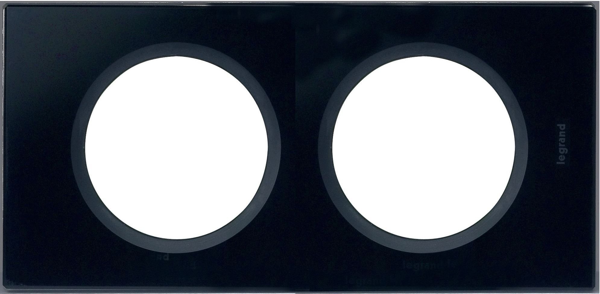 Caseta Celiane sticlă neagră dublu (069302)