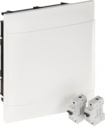 Legrand PRACTIBOX S 2x12 tablou de distribuție modular încastrat ușă albă 2x1P B16 RX3 135362P