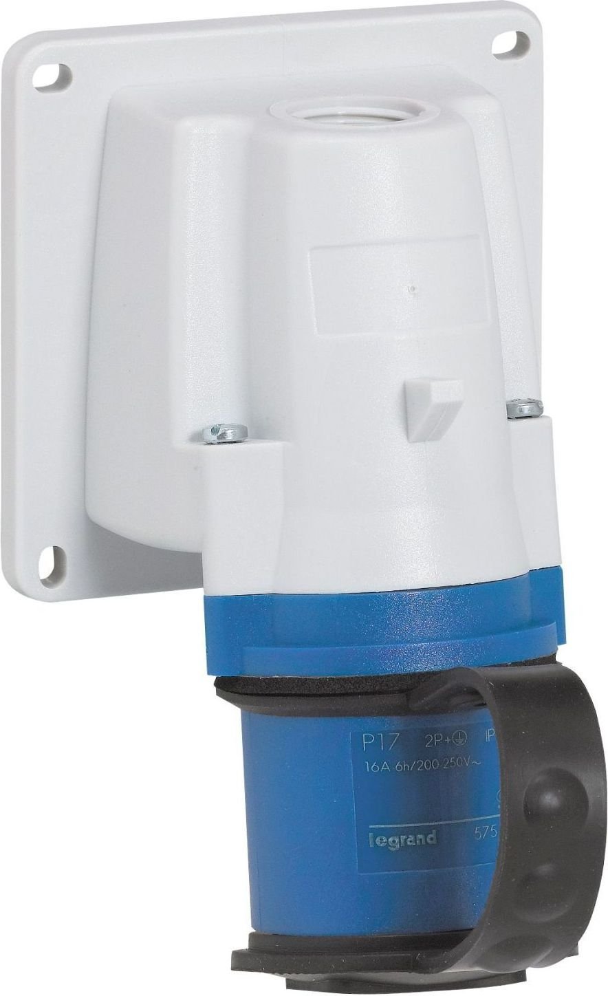 3P receptoare Plug 16A 230V P17 albastru IP44 (057584)