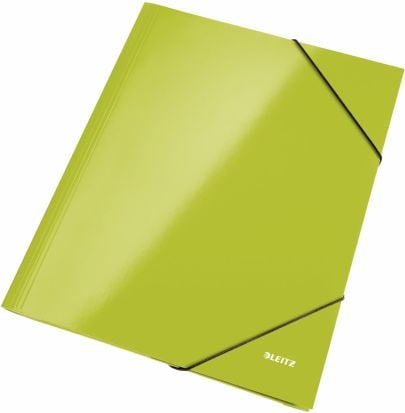 Wow carton dosar laminat cu elastic in colturile verde (10K038D)
