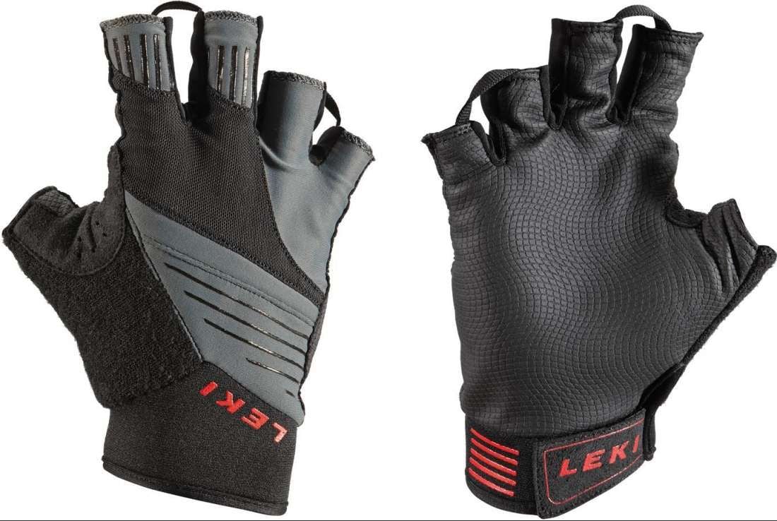 Leki Gloves Master scurte negru și gri mărimea 6 (63570813060)