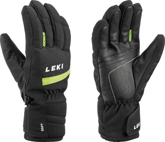 Mănuși de schi Leki Max Junior negru-var s. 7.0