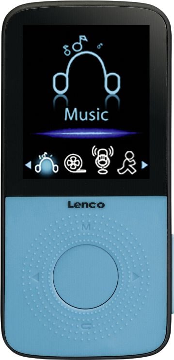 MP3 si MP4 Playere - Lenco Blue (PODO-153B)