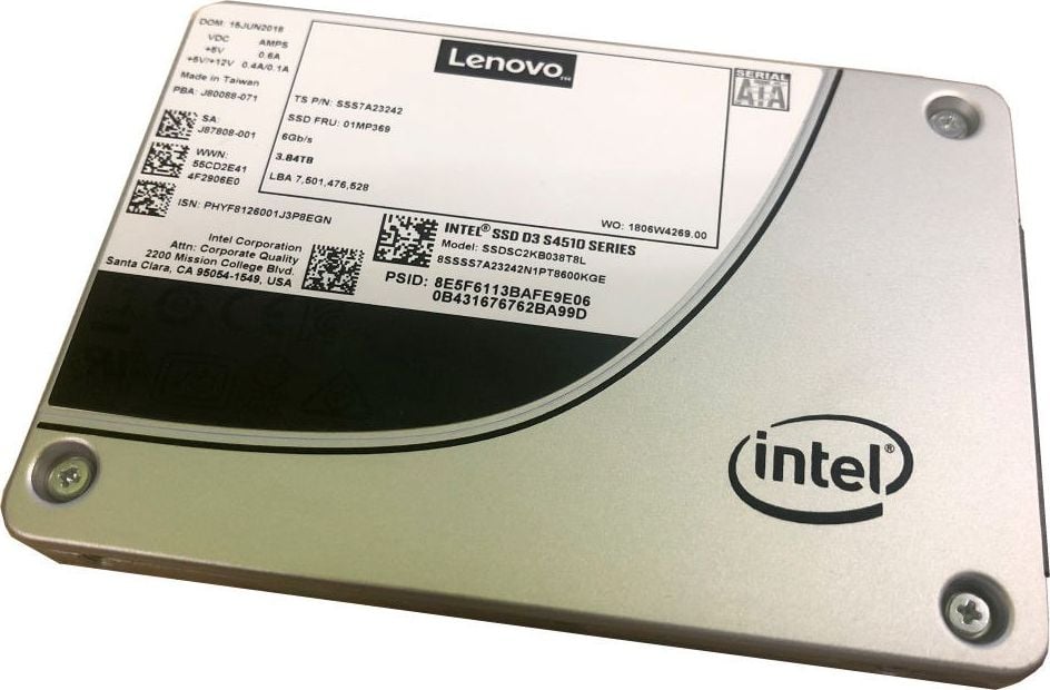 Accesorii server - Lenovo Lenovo THINKSYSTEM 3.5IN INTEL S4510/240GB ENTRY SATA 6GB HS SSD