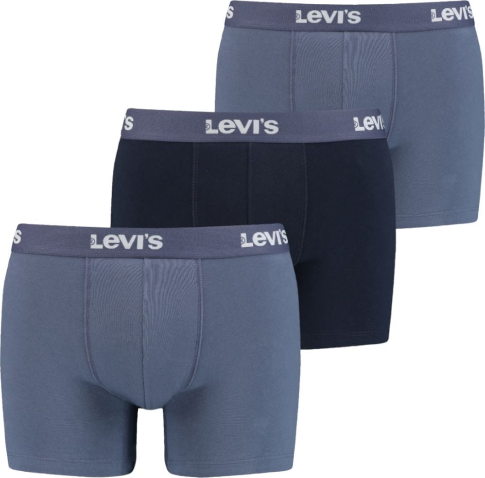 Levi`s Levi&apos;s Boxer 3 perechi Slip 37149-0668 Navy S