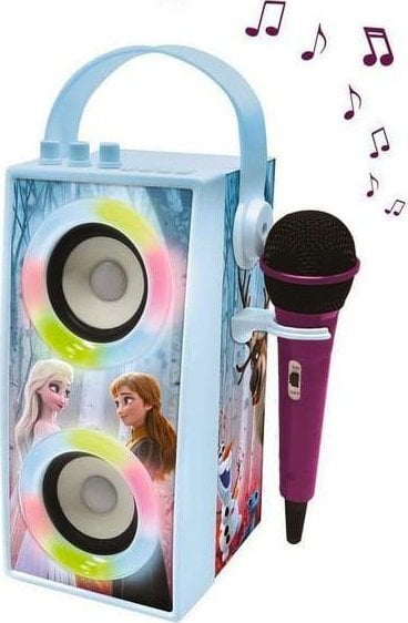 Lexibook Set Karaoke Lexibook Frozen: Difuzor portabil Bluetooth + Microfon