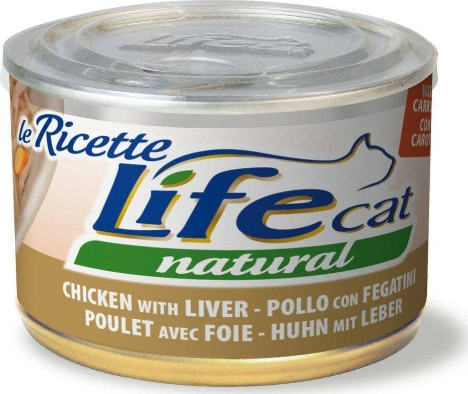 Life Pet Care LIFE CAT 150g PUI+FICAT+MORCOVI LA RICETTE /24