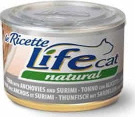 Life Pet Care LIFE CAT pudra 150g TON+ANCHOA+SURIMI LA RICETTE /24