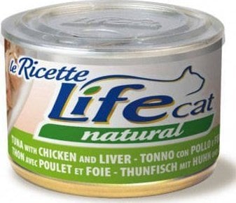 Life Pet Care LIFE CAT pudra 150g TON + PUI + FICAT LA RICETTE /24