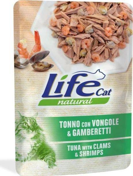 Life Pet Care sac LIFE CAT 70g TON + COCECI + CREVETI /30