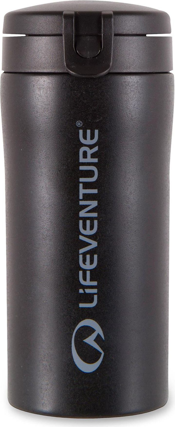 Cupa termica impermeabila Lifeventure FlipTop, neagra, LM76120