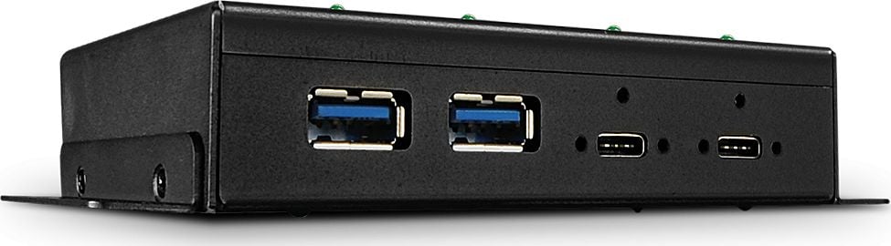 Hub-uri - Lindy 4 Port USB 3.1 Type C Gen 2 Metal Hub