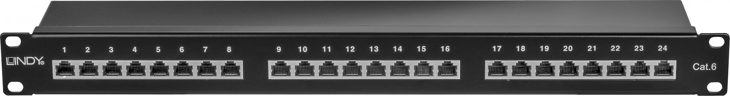 Lindy Cat.6 Patchpanel 24p STP 1HE Negru 24 porturi 1 HE, Gbit - 25990