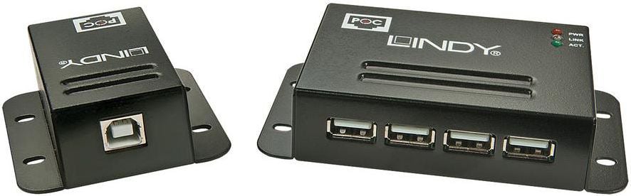Lindy Extender, USB 2.0, Cat.5 50m, 4 porturi (42681)