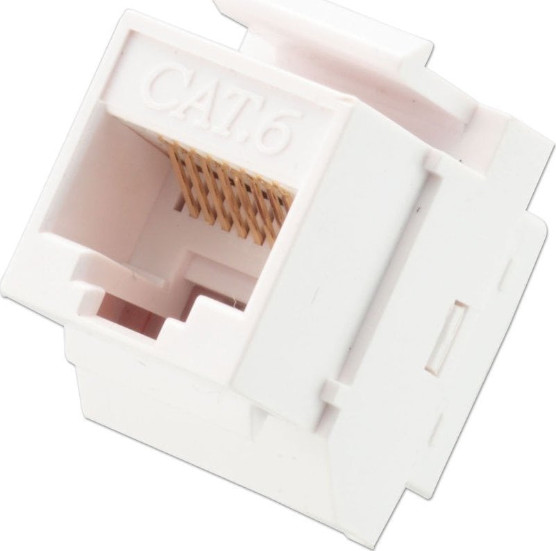 Lindy Lindy 60743 Mufă Keystone (conector modular) CAT6 RJ45, alb