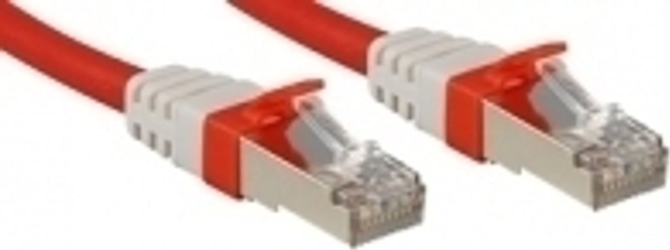 Lindy Patch cablu Cat6(A) SSTP/S/FTP PIMF rot 5.00m 10Gbit (45388)
