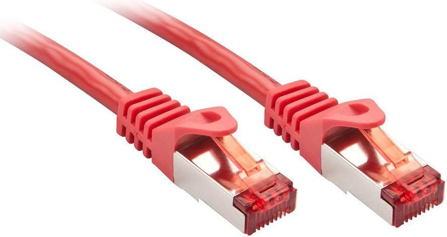 Cablu lindy Patch Cat.6 S / 0.3m FTP, rosu (47360)