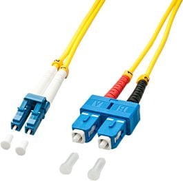 Cablu lindy Fibra optica patch-uri LC - SC, 9/125, Singlemode, 3m (47472)