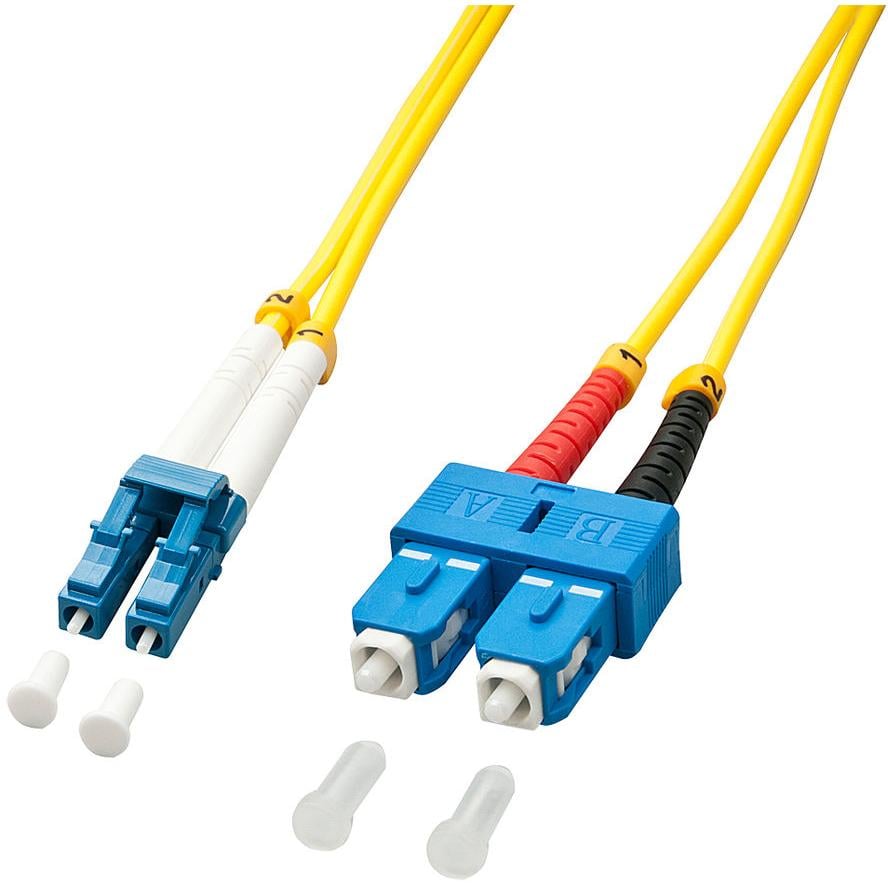 Lindy Fibră Optică Patchcord LC/SC OS2, 9/125, 5m (47473)