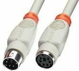 Cablu lindy PS / 2 / PS / 2, 1m, alb (33460)