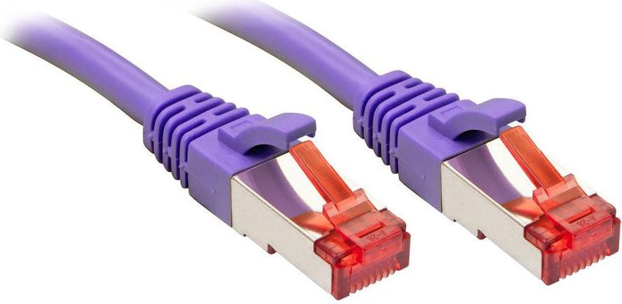 Cablu lindy RJ-45 / RJ-45 Categoria 6 S / FTP Violet 1m (47822)