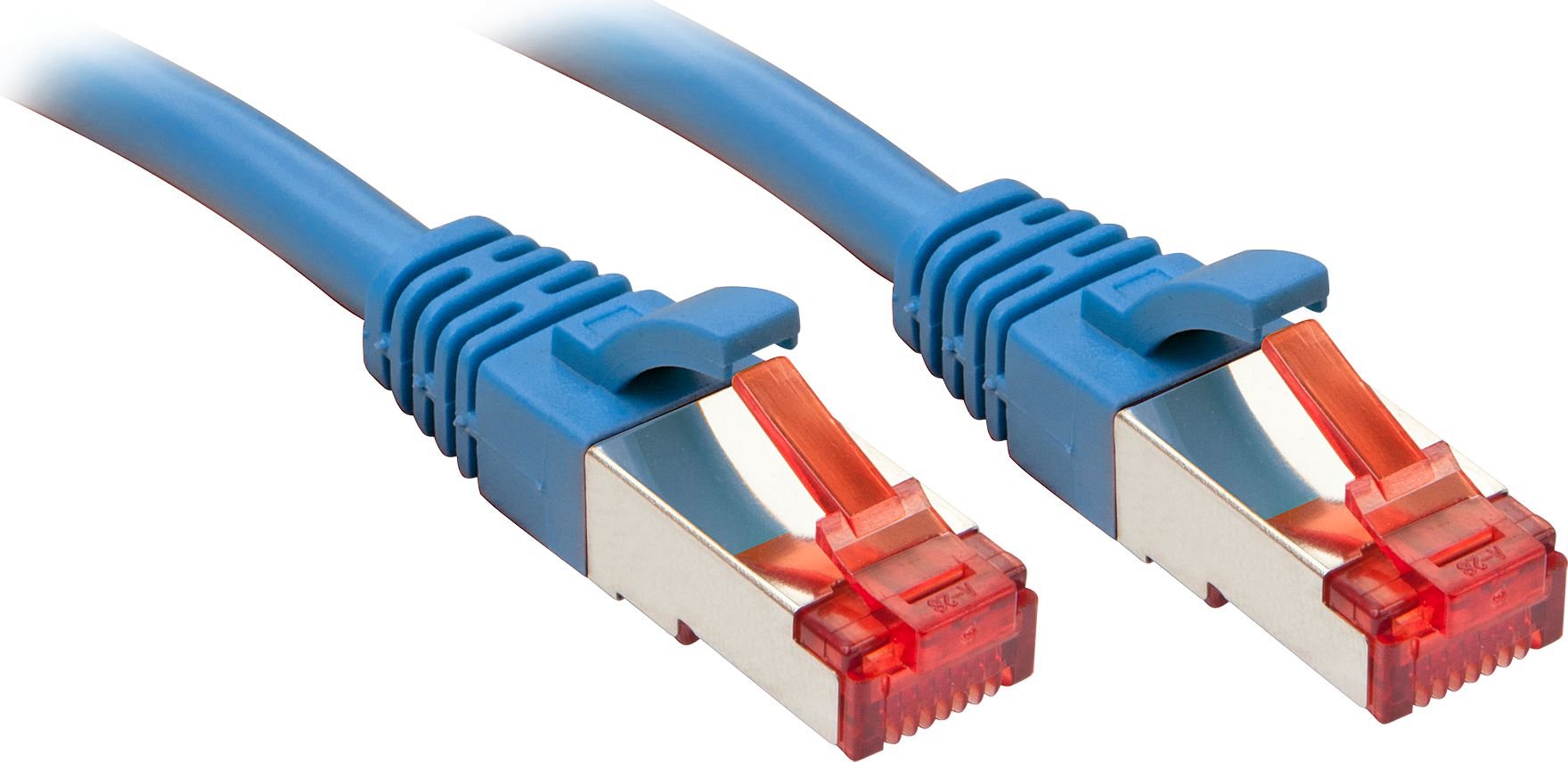 Cablu lindy RJ-45 / RJ-45 Categoria 6 S / FTP, albastru, 1.5m (47718)