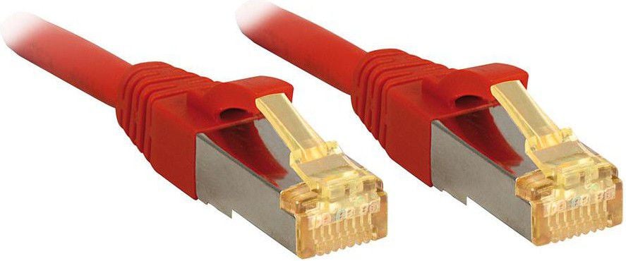 Lindy RJ-45/RJ-45 cat.7 roșu 0,3 m (47290)