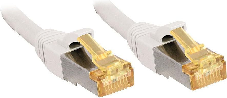 Cablu lindy RJ-45 / RJ-45 Categoria 7 S / FTP 15m Alb (47329)