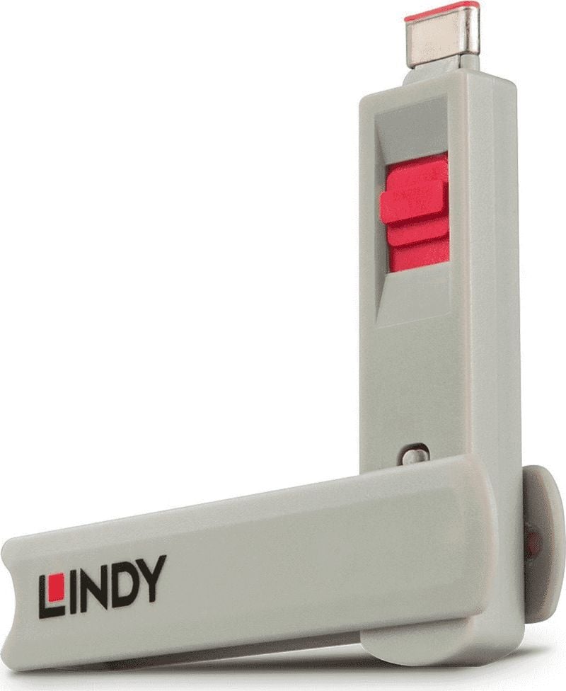 Accesorii de calculatore - Lindy Set de 4 încuietori USB-C Roșu