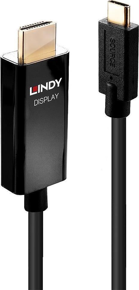 Lindy USB-C - cablu HDMI 1m negru (43291)
