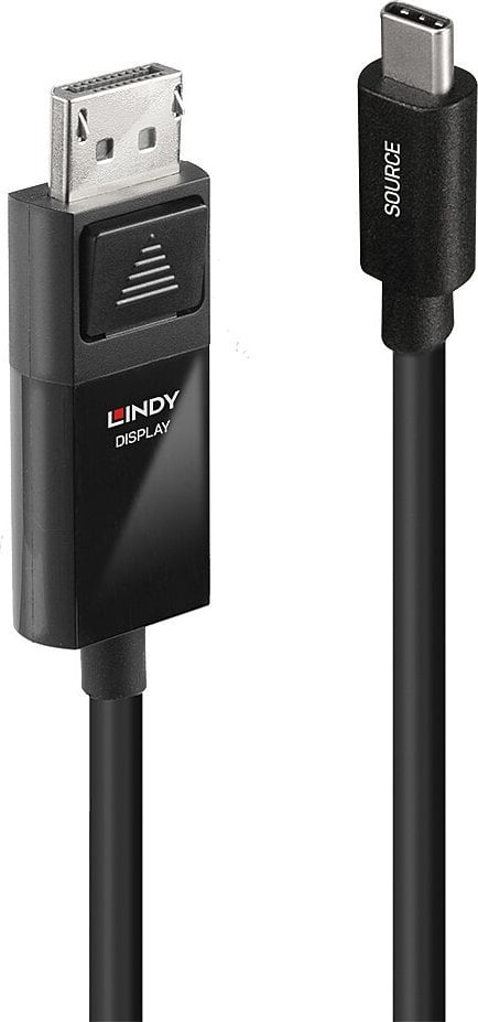 Lindy USB-C - Cablu USB DisplayPort 2 m negru (43342)